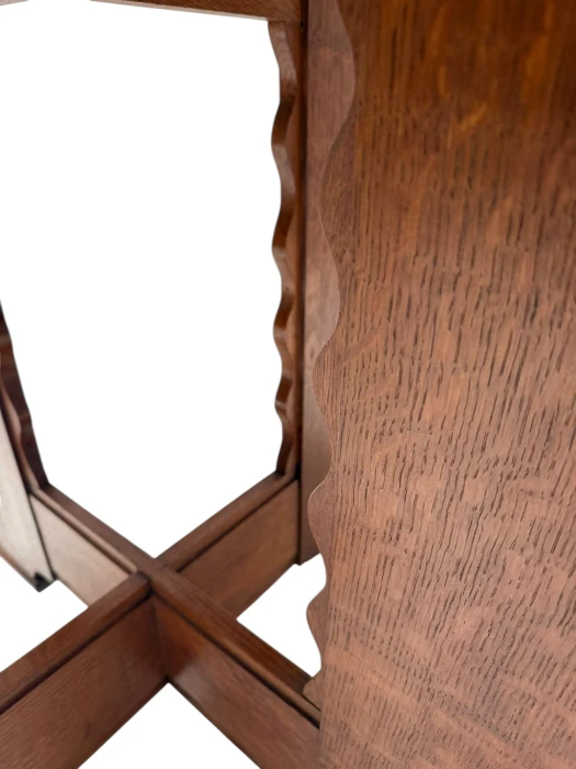 Art Deco Amsterdamse School Coffee Table in Oak, 1920s